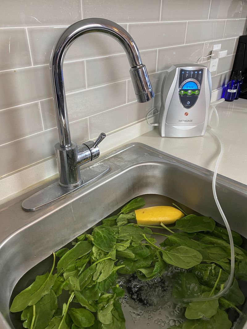 thera bubbler cleaning vegitables